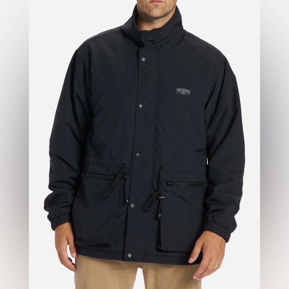 Billabong Men's Black Windbreaker Jacket